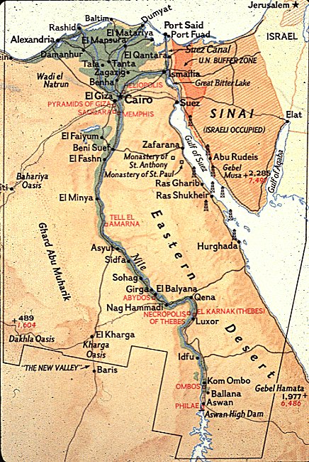 Map of Ancient Egypt